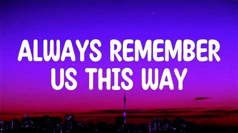 Lady Gaga- Always Remember Us This Way (DJ Tons Remix) Lyrics | - YouTube