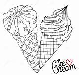 Ice Cream Cone Printable Free Coloring Pages  sketch template