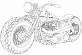 Harley Davidson Coloring Pages sketch template