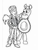 Woody Bullseye Coloring Pages sketch template