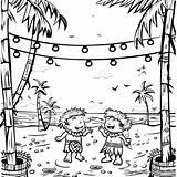 Luau Coloring Pages  Free & Printable sketch template