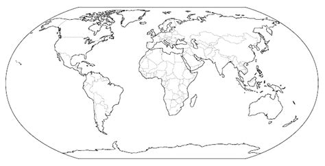 Mapa mundi politico en blanco - Imagui