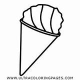 Snow Cone Coloring Pages  Ultra sketch template
