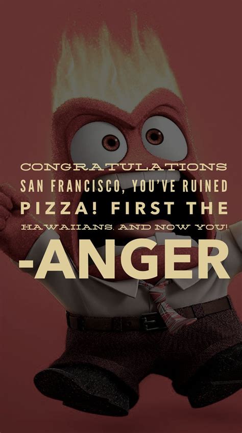 disney character quote • anger // inside out | Disney characters quotes ...