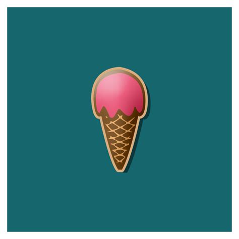 Ice cream logo. Waffle cones, ice cream balls. 16780034 PNG