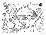 Nasa Logo Coloring Pages Printable Logos Color Clipart Space Vector  sketch template