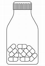Pill Bottle coloring Page  Free Printable Coloring Pages sketch template