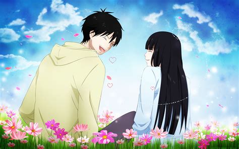 Wallpaper : illustration, flowers, anime girls, anime boys, love, emotion, Kimi ni Todoke ...