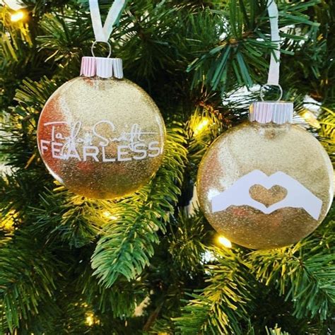 Taylor Swift Album-Inspired Christmas Ornaments | Etsy | POPSUGAR ...