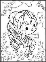 Cute Girls Coloring Pages For Kids 17043473 Vector Art At Vecteezy sketch template
