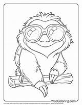 100  Sloth coloring Pages Free PDF To Print Woo Coloring sketch template