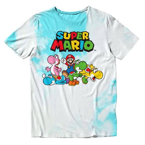 Super Mario Yoshi Tie Dye Unisex Short Sleeve T-Shirt | GameStop