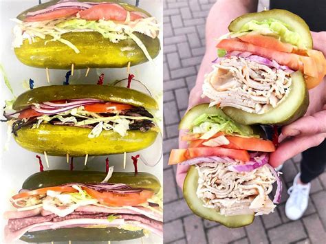 Deli replaces sandwich bread with giant pickles - Business Insider