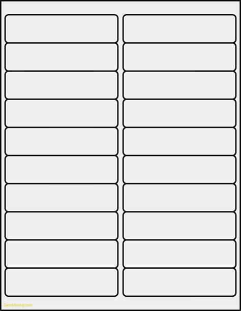 1.5 X 2 Label Template - Printable Word Searches