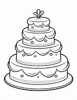14 Free Printable Cake Coloring Pages For Kids And Adults  Skip To My Lou sketch template