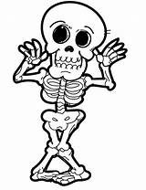 Skeleton Coloring Pages To Print  Free Printable sketch template