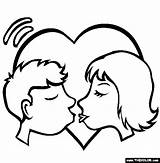 Valentines Day Kiss Coloring Page  Valentine coloring pages sketch template