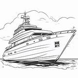 Free Yacht coloring pages – Coloring Corner sketch template