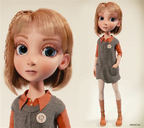 20 Realistic 3D Blender Models and Character Designs by Ukraine Character Artist Nazar Noschenko
