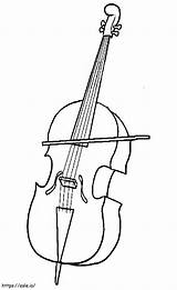 Cello Violonchelo Colorear Violoncelo Tocando Colorare Colorir  sketch template