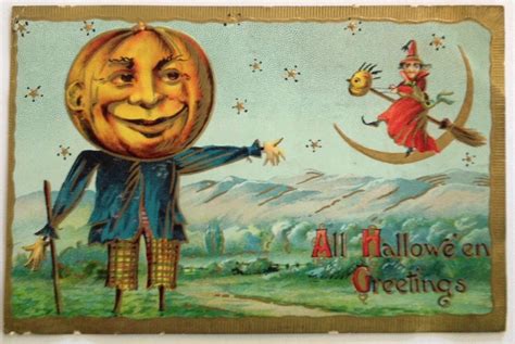 Vintage Halloween Collector: 31 Vintage Halloween Postcards #14