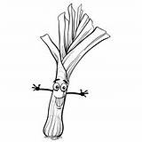 Leek coloring Pages  Free And Printable sketch template