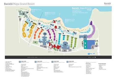 New Barceló Maya Grand Resort Map | allinclusivegal