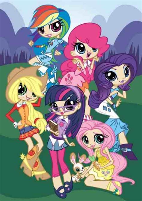 The Mane Six - humanized my little pony Photo (31155454) - Fanpop