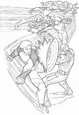 Avengers Quicksilver sketch template