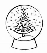 Snowglobe Coloring Pages  Best For Kids sketch template
