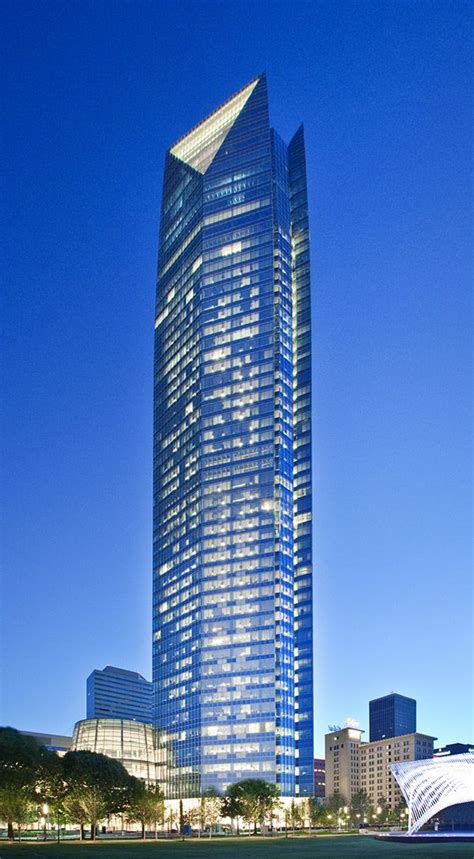 Devon Energy Tower. The tower includes 50-storeys and is 850ft high ...