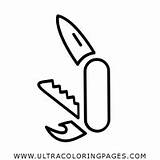 Knife Coloring Page  Ultra Pages sketch template