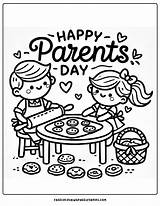 14 Parents Day Coloring Pages  For Kids sketch template