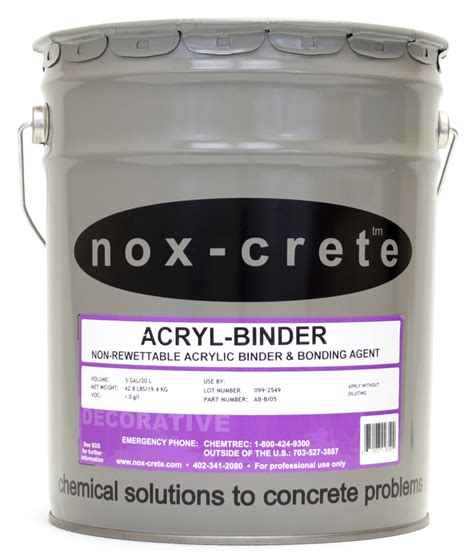 Concrete bonding agent Acryl-Binder is a water based acrylic copolymer