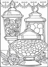 Dessert Coloring Page sketch template