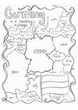 Germany A Coloring Sheet By Art With Mrs Olson  TPT sketch template