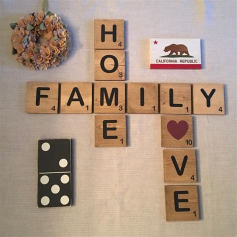 Scrabble-Oversized Letter Tiles-Medium 5.5″ - Whimsy and Wood