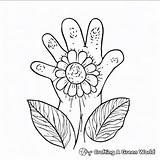 Handprint Coloring Pages  Free & Printable sketch template