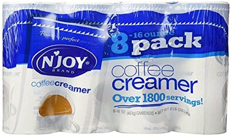 N'JOY Coffee Creamer - 8/16oz Canisters (Pack of 2) | Powder coffee creamer, Coffee creamer, Non ...