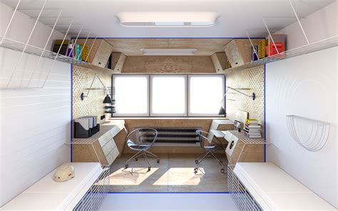 Dormitory room concept on Behance