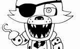 Foxy Fnaf Coloring Page Printable – Rainy Weathers sketch template
