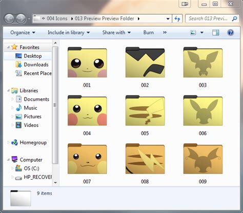 Pokemon Chu Set Computer Folder Icons Folder Icon Pokemon Icon | Images ...