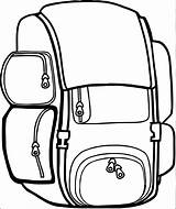 Backpack Coloring Page At GetColoringscom  Free Printable Colorings sketch template