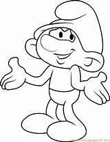 Clumsy Smurf Coloring Page  Free Smurfs The Lost Village sketch template