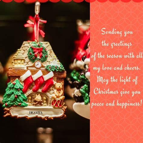 Christmas greeting cards and festive wishes for friends and family