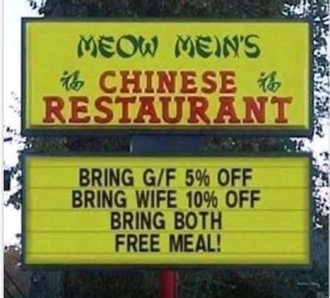 Pin by Tera Smith on food joints | Funny chinese, Funny, Funny signs
