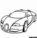 Bugatti Veyron Coloring Page  Free sketch template