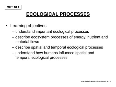 PPT - ECOLOGICAL PROCESSES PowerPoint Presentation, free download - ID ...