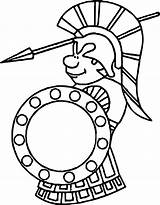 Roman Soldier Attack Coloring Page  Wecoloringpagecom sketch template