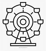 Simple Ferris Wheel Coloring Pages sketch template